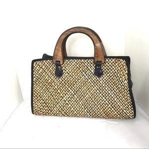 Wicker Straw Shoulder Bag